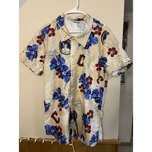 Hawaiian Cleveland Guardians Button Down